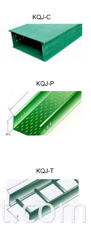 Green color frp cable tray for power cables